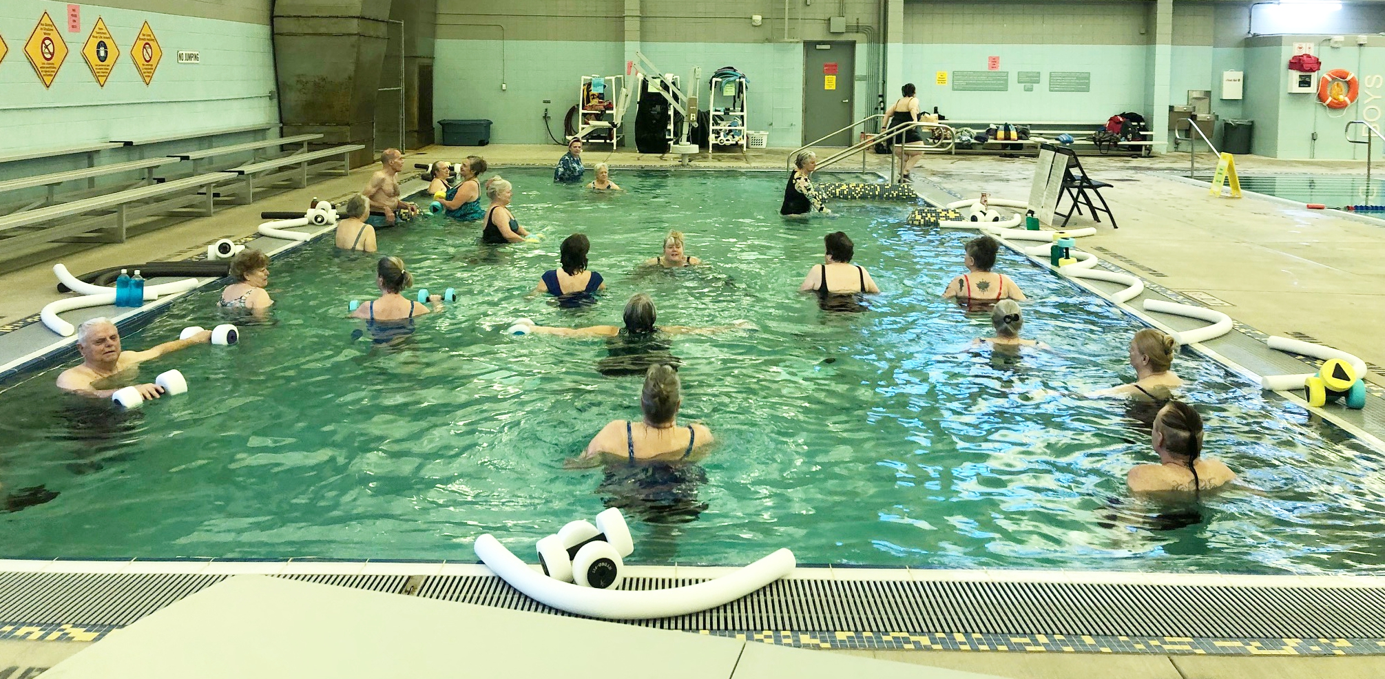 Adult exercise class